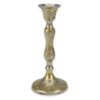 Ornate Brass Taper Candle Holder Gold Silver