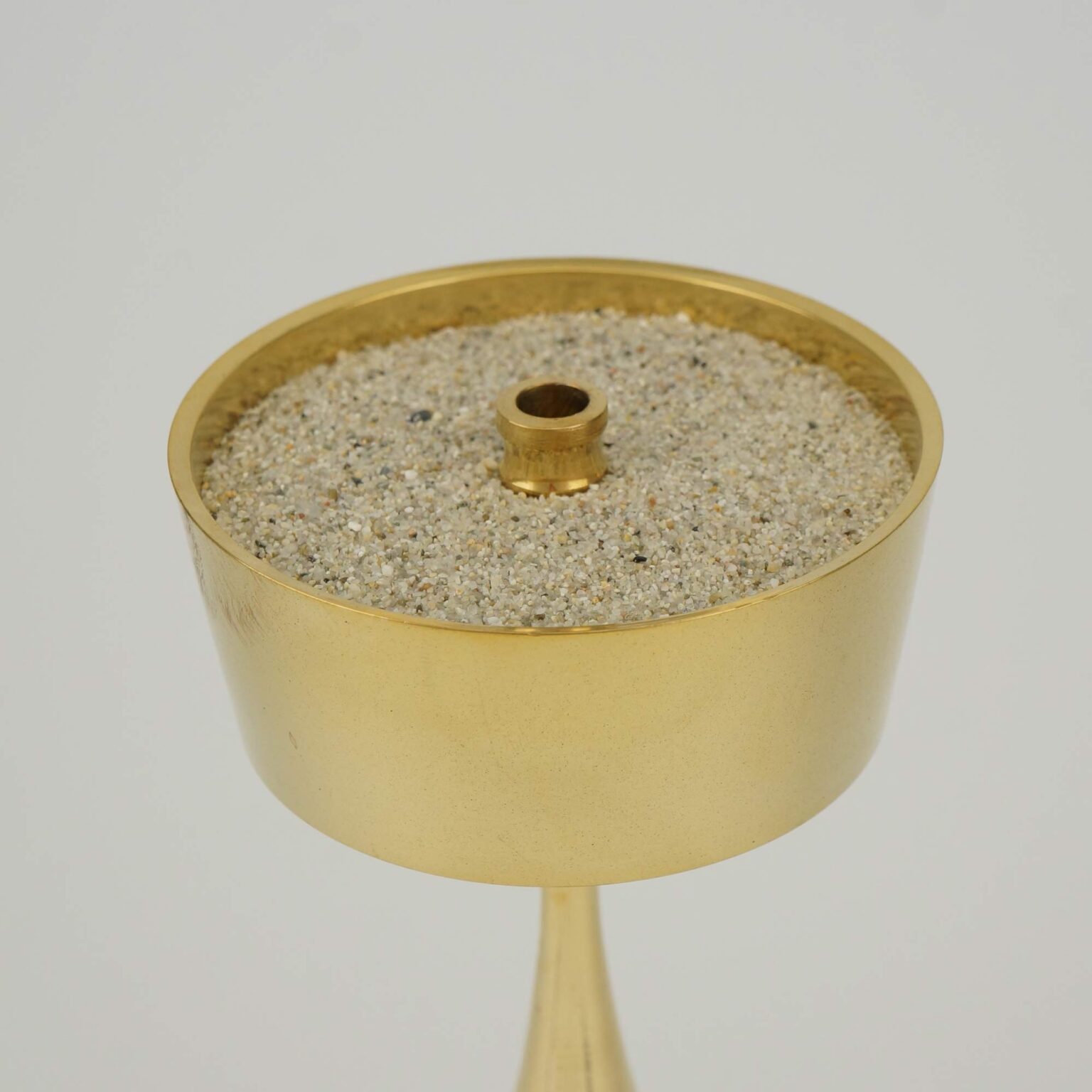 Orthodox Brass Candle Holder Filled with Sand BlessedMart