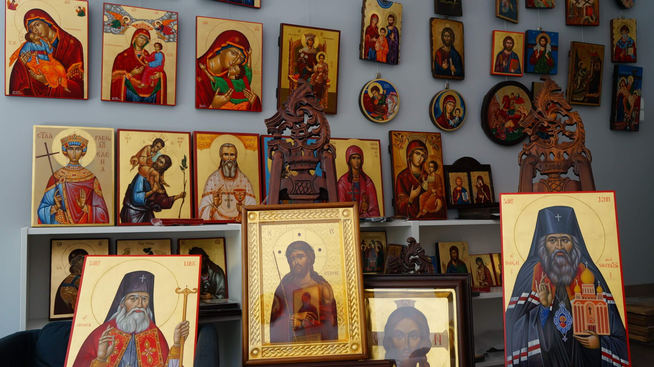 BlessedMart Hand Painted Orthodox Icons