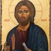 christ pantocrator icon vatopedi monastery icon