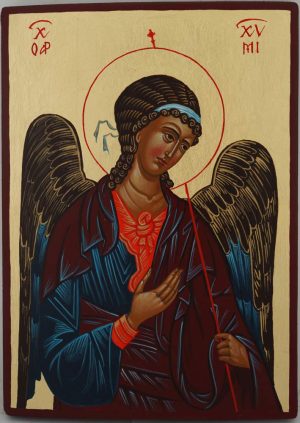 archangel michael icon (hilandar monastery) hand painted