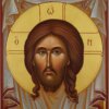 christ holy face icon mandylion hand painted byzantine orthodox