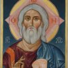christ the ancient of days icon vetkhi denmi hand painted orthodox