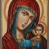 our lady of kazan icon hand painted orthodox