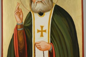 saint seraphim of sarov icon hand painted orthodox