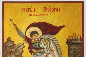 st george icon hand painted orthodox