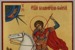 st george the great martyr icon hand painted orthodox