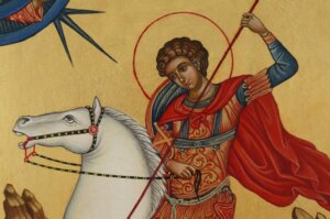 st george the great martyr icon hand painted orthodox