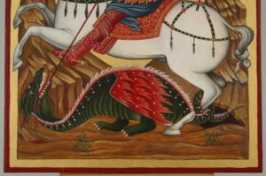 st george the great martyr icon hand painted orthodox