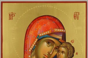 theotokos tenderness icon hand painted orthodox