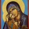theotokos tenderness icon hand painted orthodox byzantine