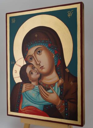 theotokos tenderness icon (rila monastery) hand painted orthodox