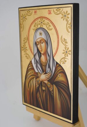 virgin mary extreme humility icon hand painted
