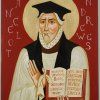 blessed lancelot andrews icon hand painted on wood
