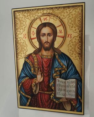 christ the teacher icon hand painted orthodox