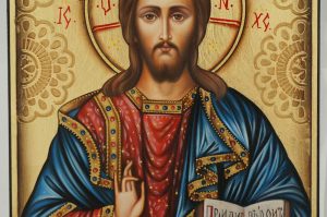 christ the teacher icon hand painted orthodox