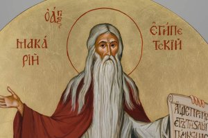 saint macarius the great icon hand painted orthodox
