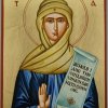 st emmelia icon hand painted orthodox