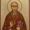 st mitrophan of china icon hand painted orthodox