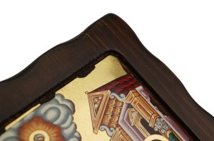 annunciation of theotokos icon handmade greek orthodox