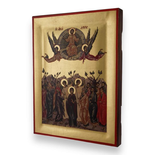 ascension of christ icon greek orthodox