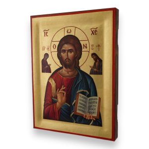 christ the teacher icon handmade greek orthodox