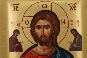 christ the teacher icon handmade greek orthodox