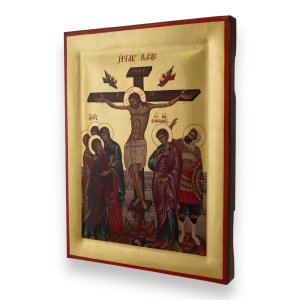 crucifixion of christ icon greek orthodox