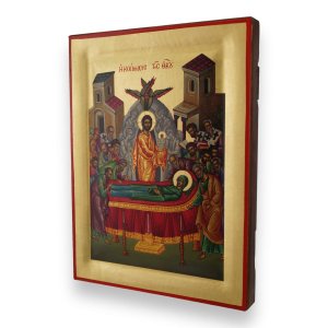 dormition of the theotokos icon greek orthodox