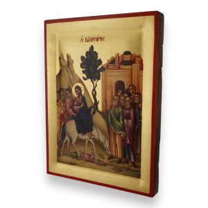 entry into jerusalem icon greek orthodox palm sunday