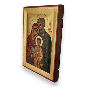 holy family icon handmade byzantine orthodox