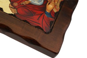 holy family icon handmade byzantine orthodox on wood