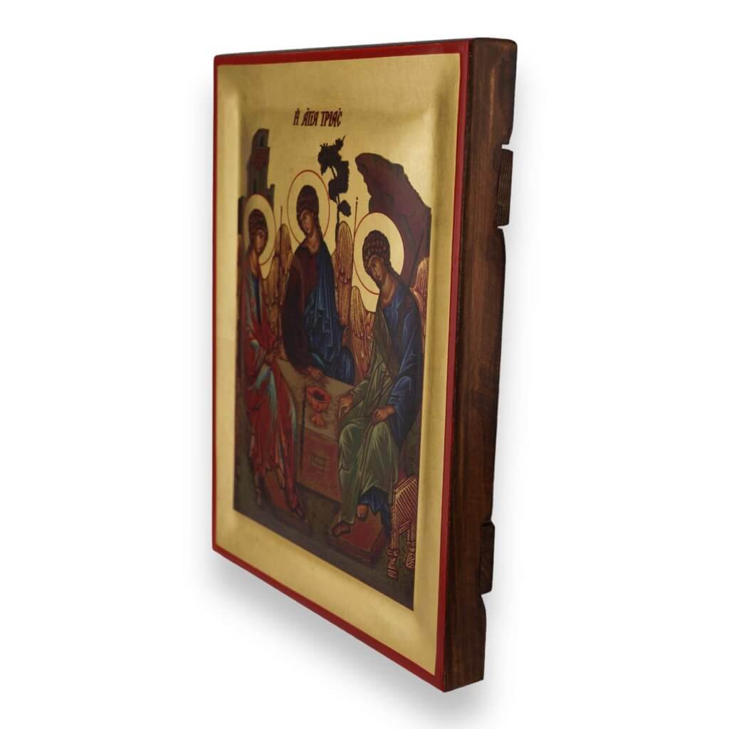 Holy Trinity Icon (Rublev) - Orthodox Icons - BlessedMart