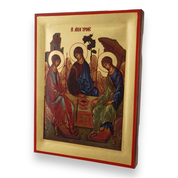 Holy Trinity Icon (Rublev) - Orthodox Icons - BlessedMart