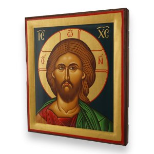 jesus christ icon handmade greek orthodox