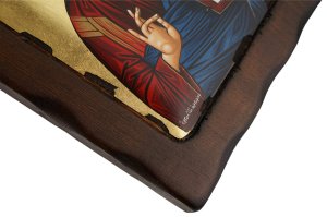 jesus christ pantocrator icon handmade greek orthodox