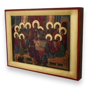 last supper icon greek orthodox mystical