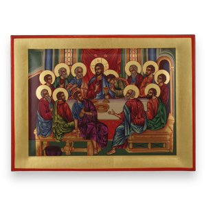 last supper icon greek orthodox mystical