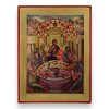 mystical supper icon handmade byzantine orthodox