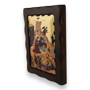 nativity icon handmade greek orthodox