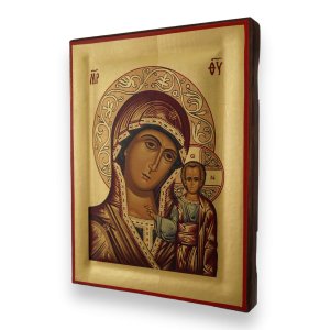 our lady of kazan icon handmade greek orthodox