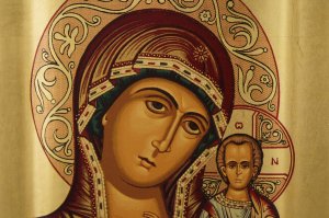 our lady of kazan icon handmade greek orthodox
