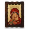 our lady of vladimir icon handmade greek orthodox