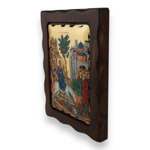 palm sunday icon greek orthodox entry into jerusalem