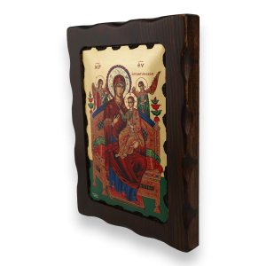 panagia pantanassa icon handmade greek orthodox on wood
