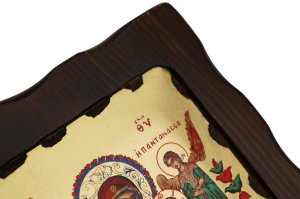 panagia pantanassa icon handmade greek orthodox on wood