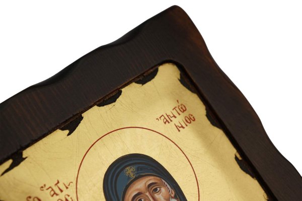 saint anthony icon handmade greek orthodox