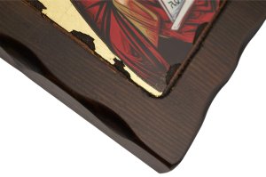 saint anthony icon handmade greek orthodox