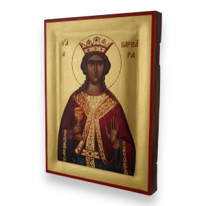 saint barbara icon greek orthodox