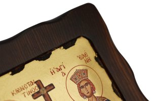 saints constantine and helen icon handmade greek orthodox